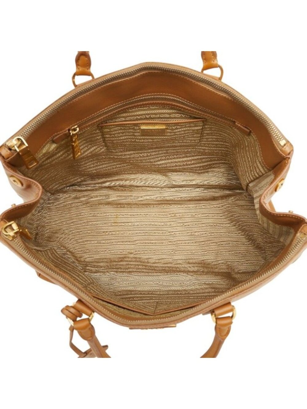 Prada Tote Brown Leather - Picture 9 of 10